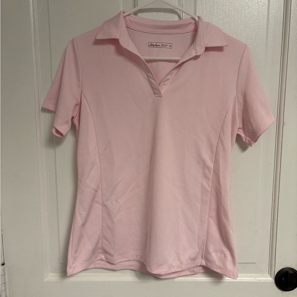 Lady Hagen Soft Pink Short Sleeve Golf Polo